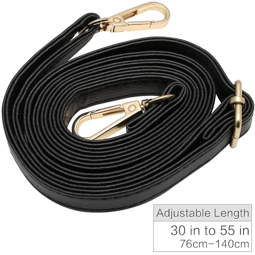 Jepeux Purse Replacement Strap Leather Shoulder Strap Adjustable, Metal Buckle, Women's Evening Bag Formal Party Shoulde